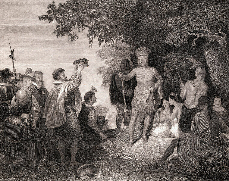 Pocahontas First Got Married When She Was 14
