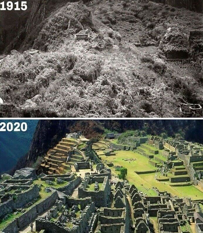 Machu Picchu - 1915 & 2020