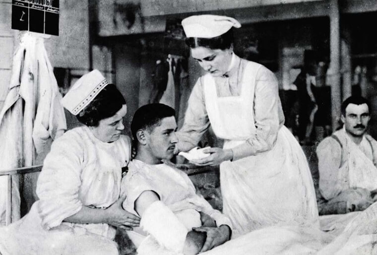 German Red Cross Nurses During WWI