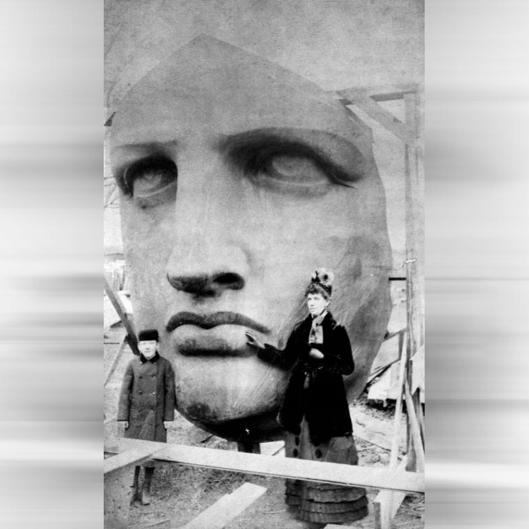 The Statue of Liberty Had a Detached Face at One Point