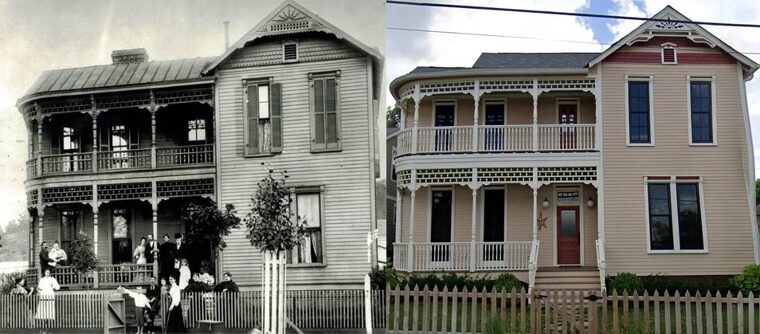 Nashville Home - 1896 & Now