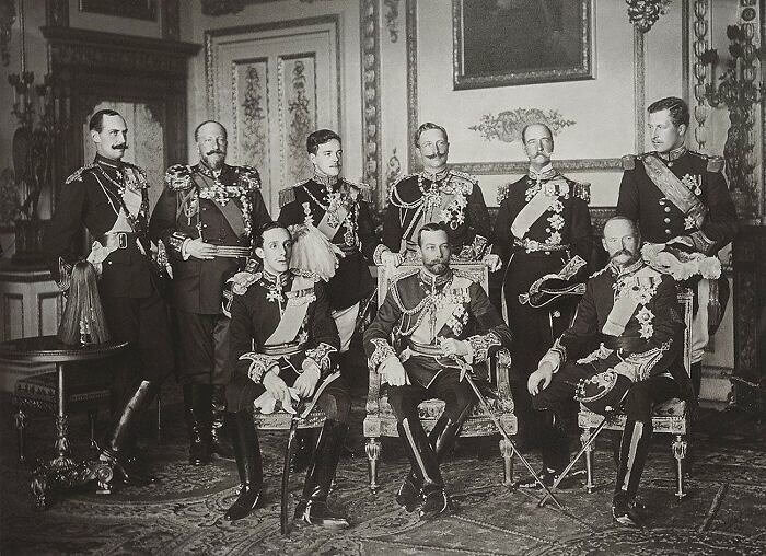 The Nine Kings of Europe All Pictured Together at a Royal Funeral