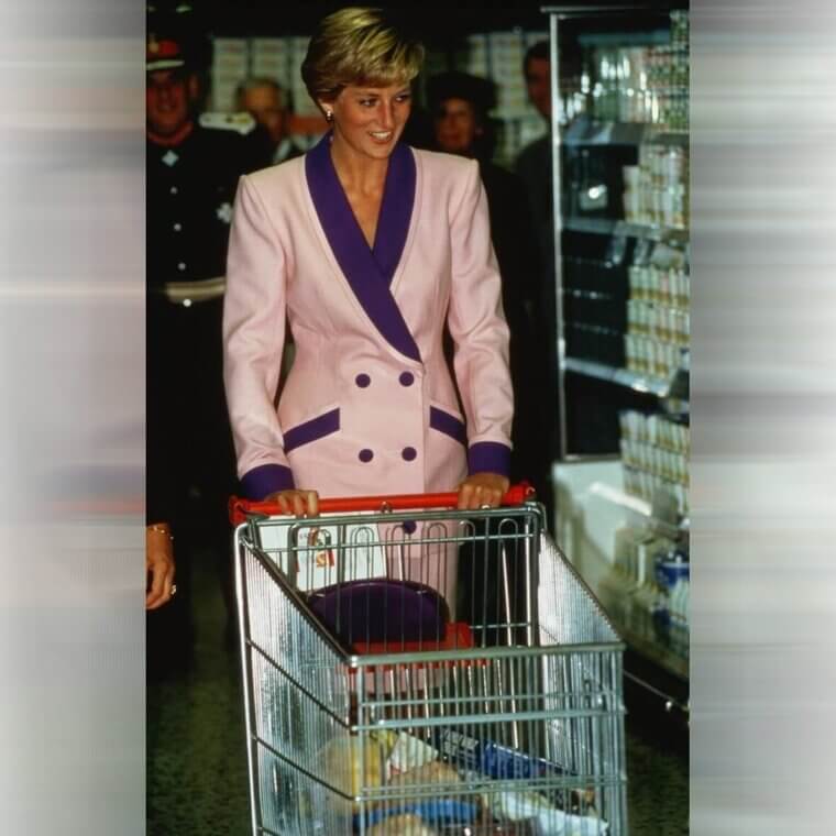 Princess Diana Took a Public Trip Shopping at the Grocery Store