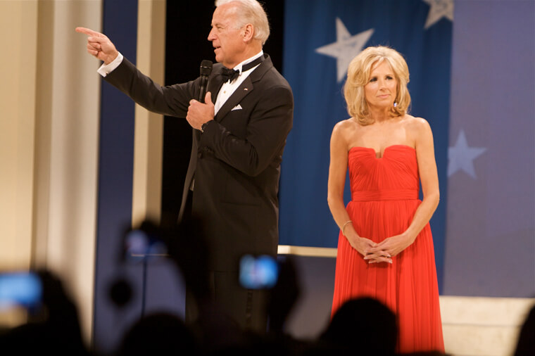 Jill Biden Made a Statement in Her Bold Red Gown