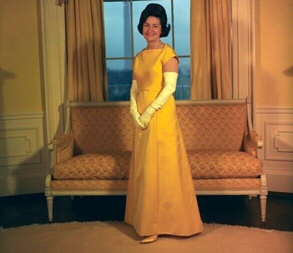 Lady Bird Johnson Used Her Inauguration Gown to Inspire Hope