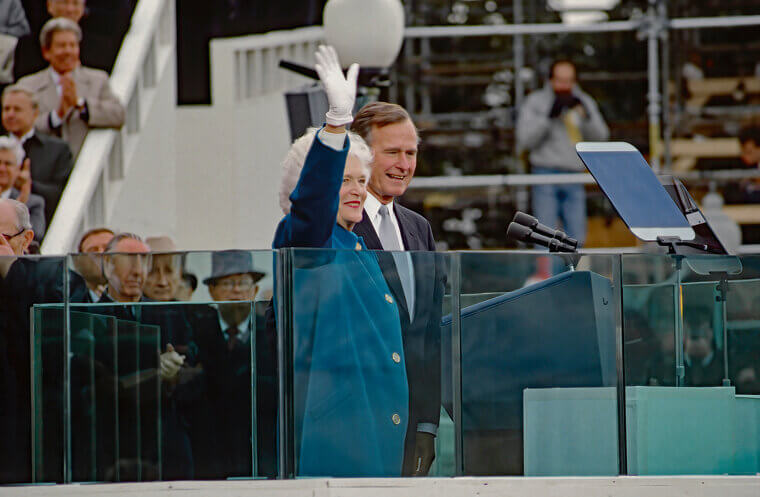 Barbara Bush Oozed Glamour at the Inauguration