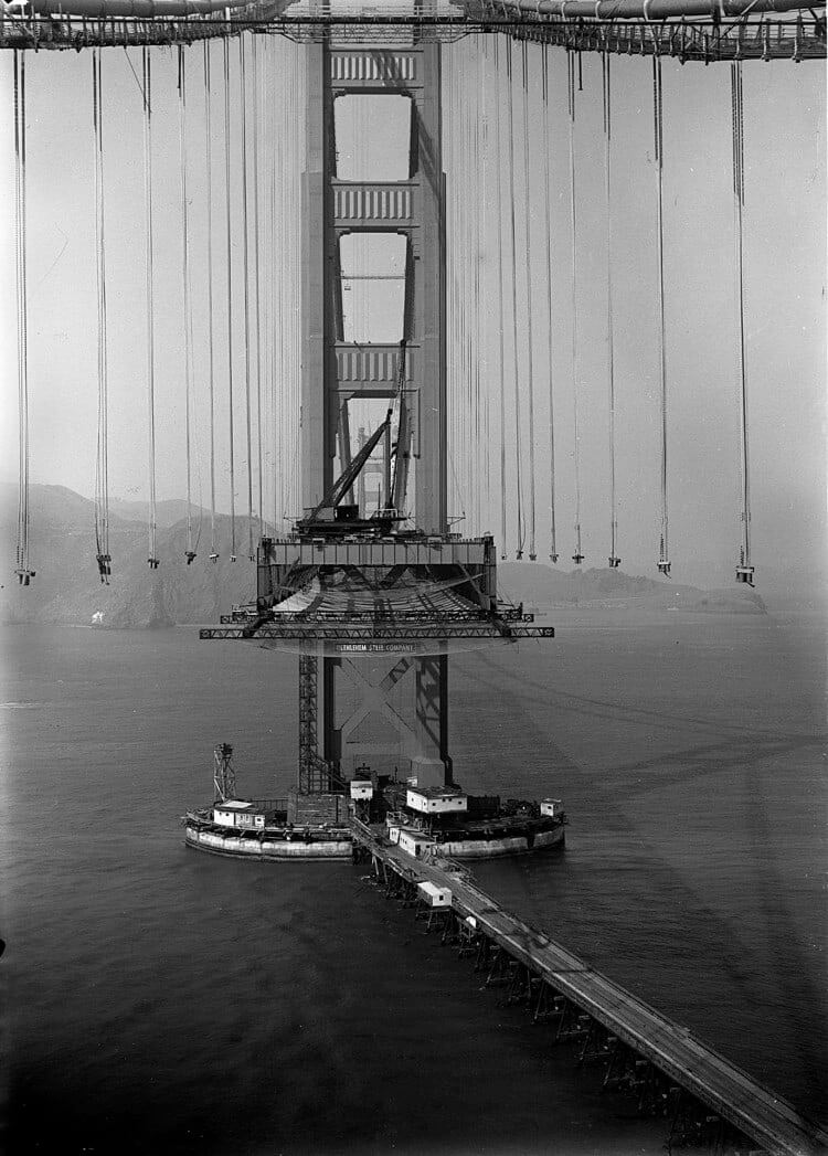 The Golden Gate Bridge Nears Completion, 1935