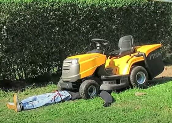Death by Lawn Mower