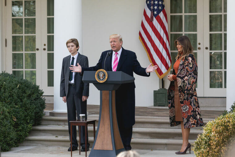 Barron Trump - Then