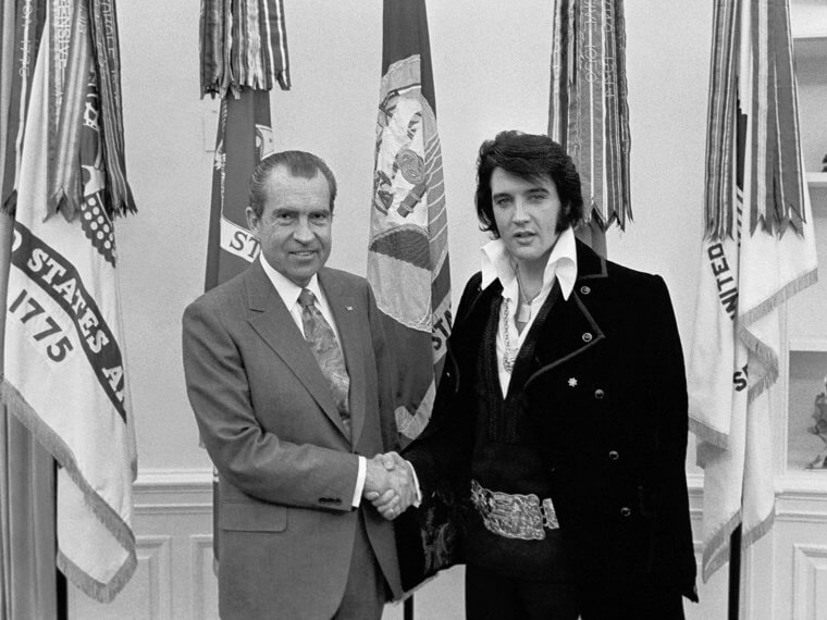 Elvis Used To Wear An Anti Drug Badge
