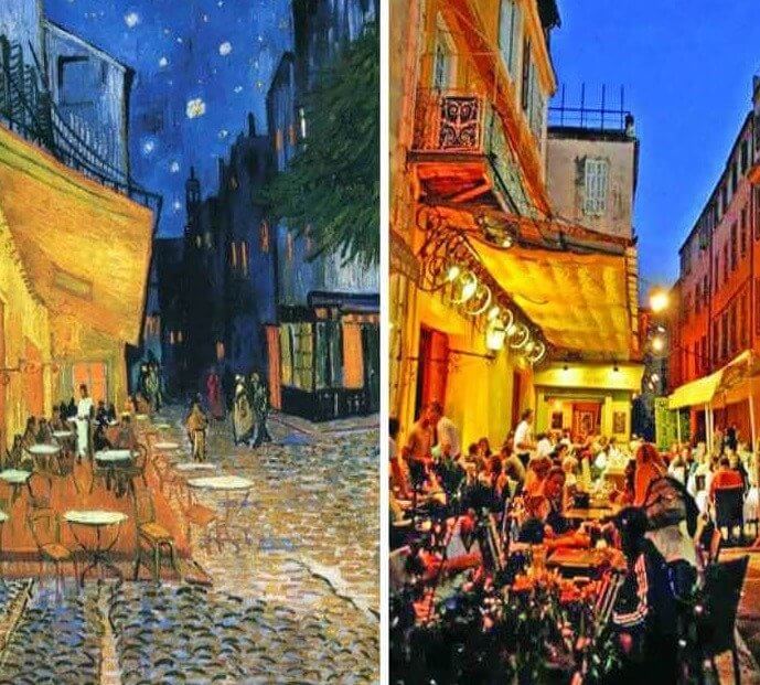 Arles, France - 1888 & 2021